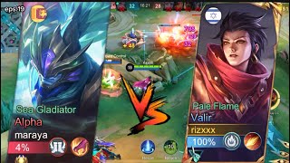 ALPHA SEA GLADIATOR vs VALIR PALE FLAME ON AREA MLBB (eps:19)
