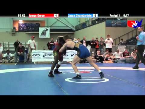 James Green vs. Jason Chamberlain at 2013 ASICS University Nationals - FS