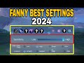 FANNY BEST SETTINGS REVEALED!! (TIPS & TRICKS) + ITEM BUILD 2024