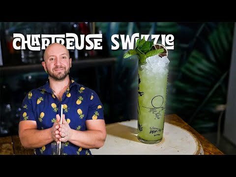 Swizzling Up a Modern Classic Tiki Drink | Chartreuse Swizzle