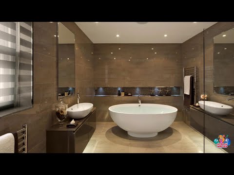 Original Bathroom Design Ideas | Brown color in the Interior of the Bathroom.