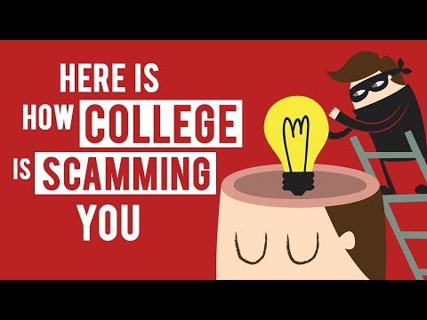 這裡是為什麼大學是一個完全的SCAM (Here is Why College is a total SCAM)