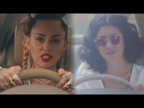 Marina/Mark Ronson, Miley Cyrus - Blue x Nothing Breaks Like A Heart (Video Mashup)