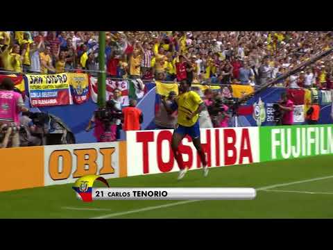World Cup 2006  Ecuador Costa Rica  1 0  Carlos Vicente Tenorio Medina