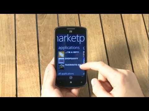 ZTE Tania Windows Phone 7.5 Mango smartphone Review