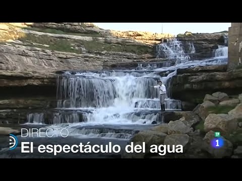 Cascada de El Bolao, Cóbreces (CANTABRIA) en TVE 1,  España Directo
