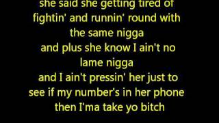 Wiz Khalifa Ft Neako - Take Yo Bitch (+ Lyrics on Screen) *HQ*