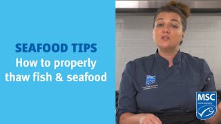 How to Properly Thaw Fish and Seafood with Chef Charlotte Langley