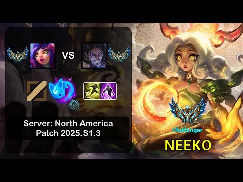 Neeko Mid vs Sylas - NA Challenger - Patch 25.S1.3