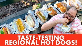 Tasting hot dogs from all over the US (and Canada!)