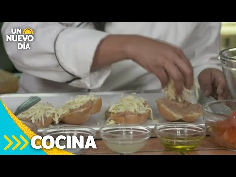 Receta para preparar unos típicos molletes mexicanos | Un Nuevo Día | Telemundo