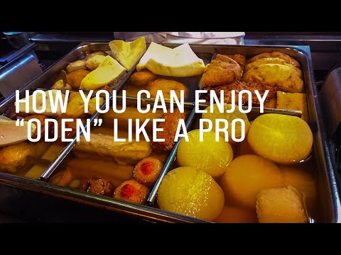 How Japanese eat ODEN【Japanese street food】