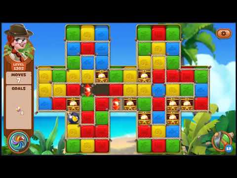 Lost Island Blast Adventure Level 1302 - NO BOOSTERS 🏝️ | SKILLGAMING ✔️