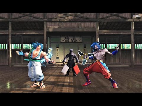 Kazama Sogetsu vs Basara (Hardest AI) - Samurai Shodown