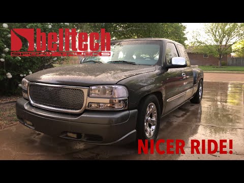 Belltech Shock Extenders On A 2001 GMC SIERRA || Mini Vlog