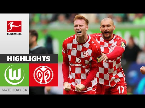 Resumen de Wolfsburg vs Mainz 05 Matchday 34