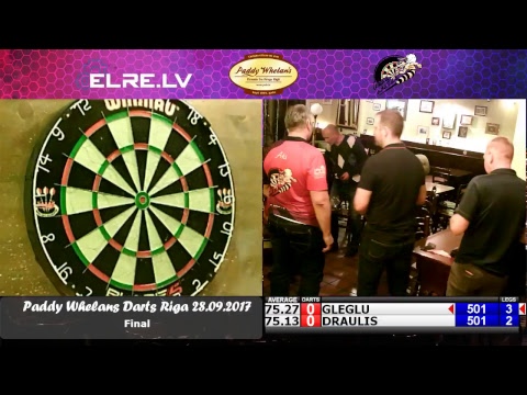 Paddy Whelan`s Darts Riga 28.09.2017 - final