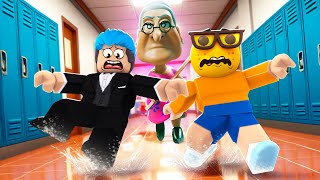 Download lagu Team School Prison Escape | ROBLOX | WE TRIED TO ESCAPE FROM OUR BAD TEACHER! mp3