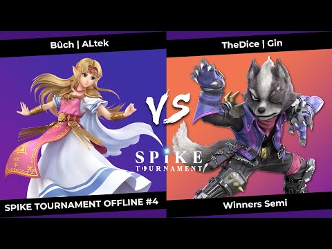 SpikeT Offline #4 Winners Semi - Bûch | ALtek (Zelda) VS TheDice | Gin (Wolf)