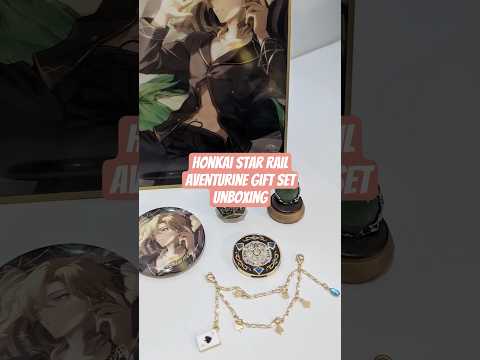 Aventurine Gift Set Unboxing - a Honkai Star Rail fan must have #shorts