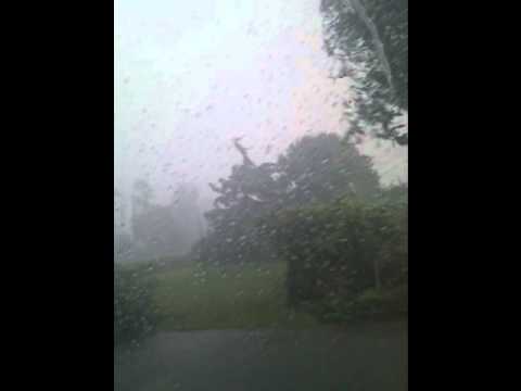 Beelden van de storm in Melderslo