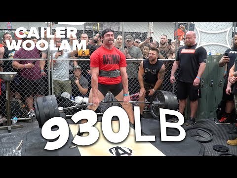 Cailer Woolam Sets New Cage Record - 930lb Deadlift