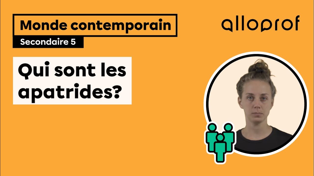 Qui sont les apatrides?