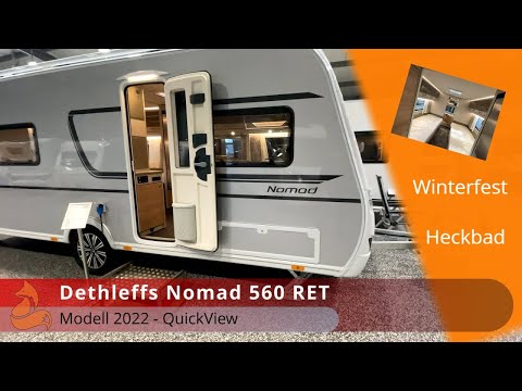Dethleffs Nomad 560 RET - 2022 🦊 Heckbad und Winterfest