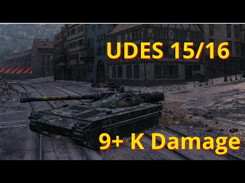 World of tanks UDES 15/16 - 9,4 K Damage 5 Kills, wot replays
