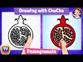 How To Draw A Pomegranate More Drawings With ChuChu ChuChu TV Drawing Lessons For Kids