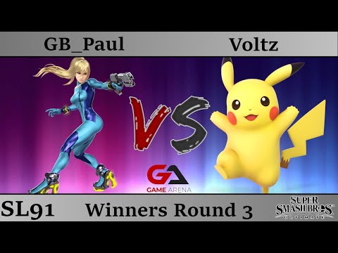 SmashLAN'd 91 - Winners Round 3: GB_Paul (ZSS) vs Voltz (Pikachu)