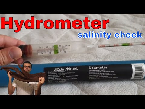 How to use a Hydrometer to check salinity in your aquarium