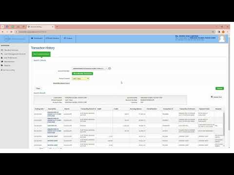 Checking the Transaction History