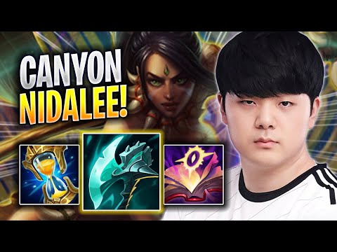 CANYON IS A GOD WITH NIDALEE! - DK Canyon Plays Nidalee JUNGLE vs Sylas! | Season 2023