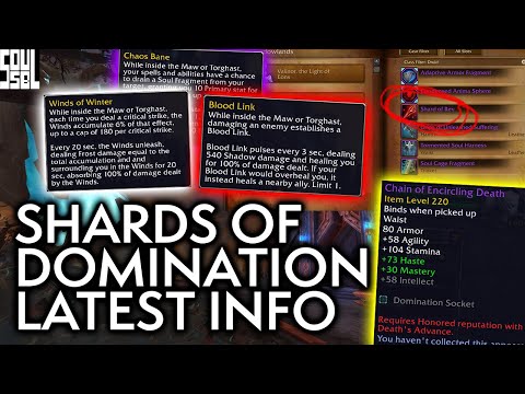 Everything We Know (And Don't Like) About Domination Shards - 9.1 Shadowlands Guide
