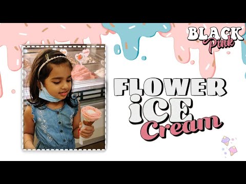 Italian Geleto From Milano Ernakulam |  Flower Ice Cream | Fun With Jenu & Jiya