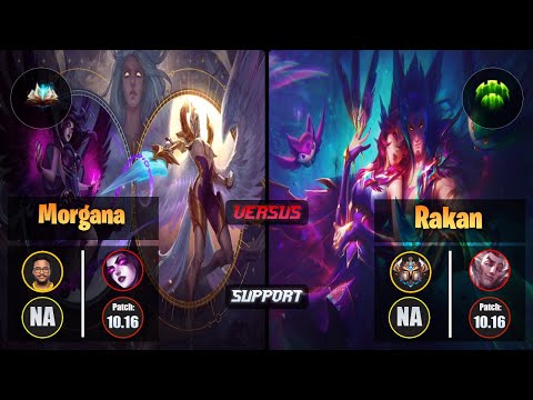 Aphromoo MORGANA (Support) [Unsealed Spellbook] VS RAKAN - Challenger NA Patch 10.16