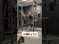 405 x 7 EASY AF #shorts #short #viral #powerlifting