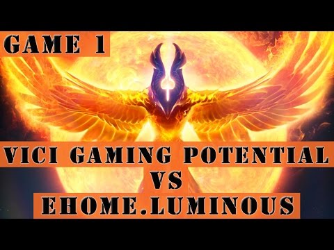 Dota 2 Gameplay - Vici Gaming Potential vs EHome.Luminous (StarLadder i-League StarSeries 13 Game 1)