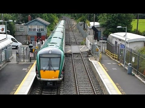 Irish Rail 22000 Class ICR number 22327 - Clonsilla Station Level Crossing