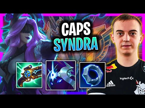 CAPS IS A GOD WITH SYNDRA! | G2 Caps Plays Syndra Mid vs Ezreal!  Season 2024