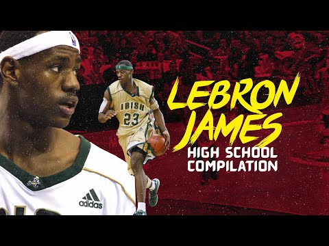 High School LeBron James' Insane High School Highlights