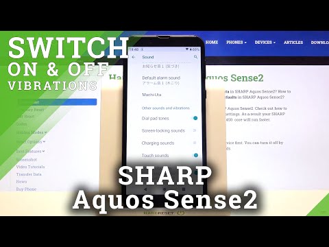 How to Change Vibration Settings in SHARP Aquos Sense2 – Set Up Vibration Style