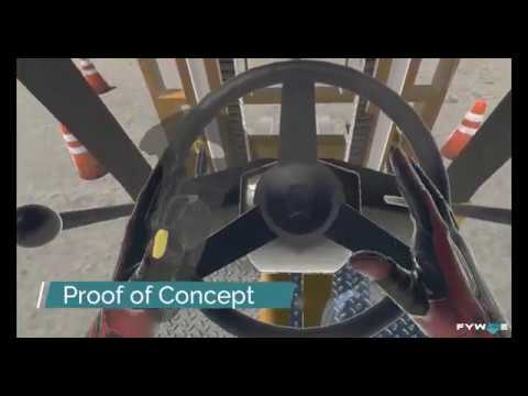 Forklift Operation industrial VR training demonstration