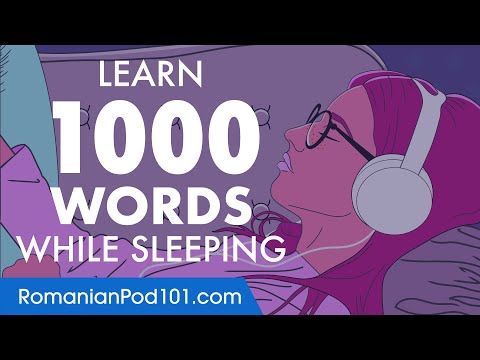 Romanian Conversation: Learn while you Sleep with 1000 words