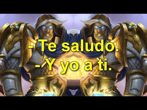 Frases héroes de saludo a sí mismos en HearthStone - Castellano