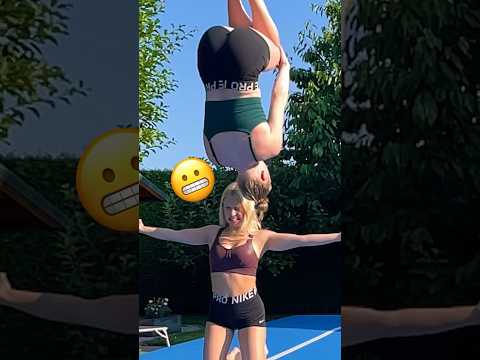 I RATE my RISKIEST PARTNER TRICKS #gymnastics #somersaults #partnerstunt #rate