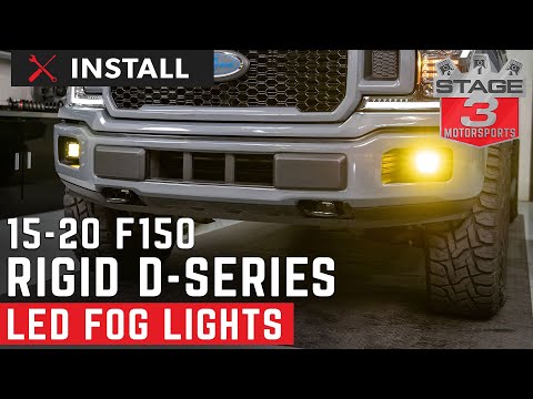 Rigid Industries D-Series SAE/DOT Compliant Selective Yellow Fog Lights Install