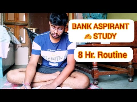 SBI PO 2023 STUDY ROUTINE for 8 Hr.  by BANK ASPIRANT ✍️😱📚 #bankpo #ssccgl #sbipo #myfirstvlog