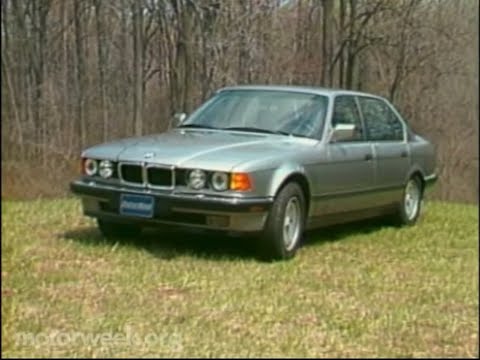 Thumbnail for Motorweek 1988 BMW 750iL (E32) Road Test by BMW